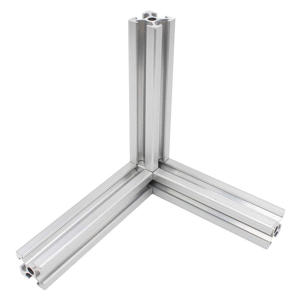 Alloy with Screws 2020 3030 4040 Series Slot 3-Way End Corner European Standard Bracket Connector