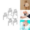 5Pcs 25mm Aluminum Alloy Replacement Keys for Paper Towel Dispenser Paper Towel Dispenser Replacement Key with Key Rings