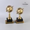Modern Luxury Metal Globe Ornament for Office, Study Desk, or Wine Cabinet