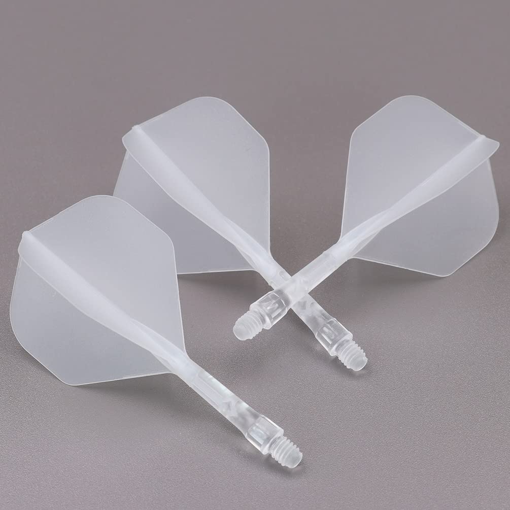 CUESOUL ROST T19 Mixed Shaft Integrated Big Standard Clear Clear Small Size Two-Tone Dual-Material Flights, Shape, 3-Club Set, Flights, Shafts,