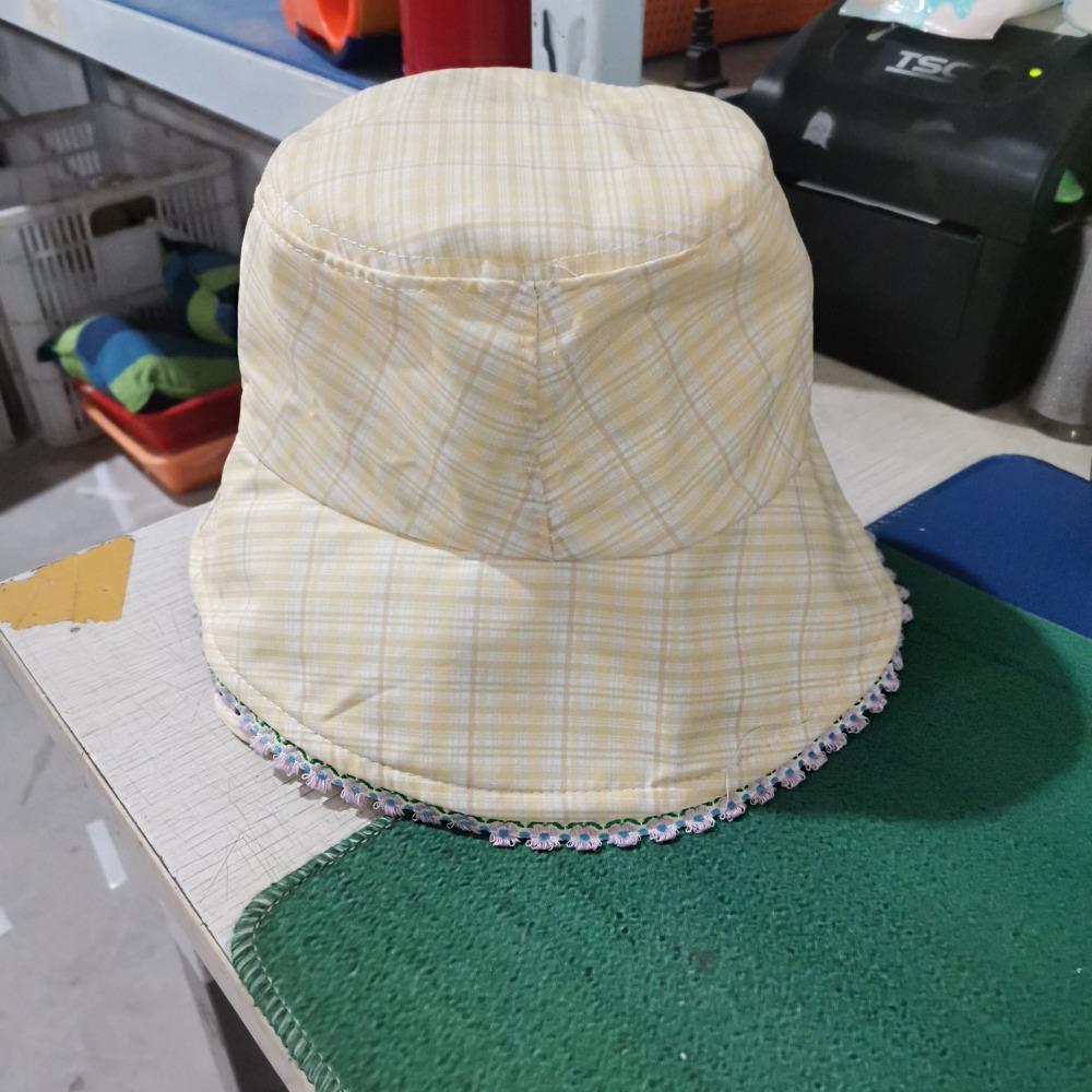 Lace Up Women Fisherman Hat Ribbon Summer Sun Hat Portable Lace Flower Bucket Hat Summer хаки