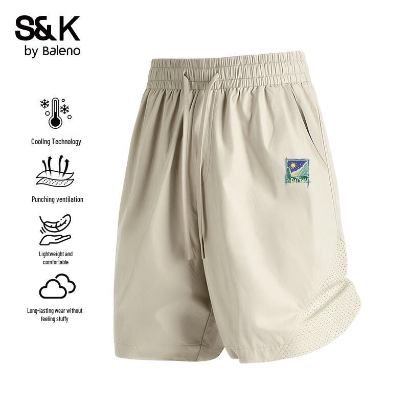 Baleno Men s Ice-Feel Breathable Summer Shorts L