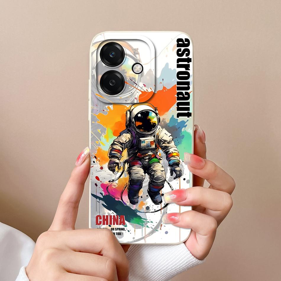 Per Oppo A3 Pro A3X A40 A80 Custodia per Telefono Creativa Protezione Completa Cover Posteriore Per Oppo A 3 OppoA3 4G 5G Morbido Silicone Liquido Fundas