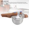 Small Pressure Cooker 3L Large Capacity Stewpot 304 Stainless Steel Kitchen Cookware