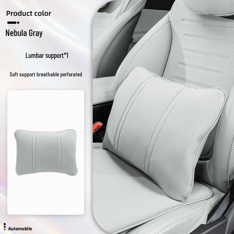 Luxurious Breathable Neck and Lumbar Seat Cushion Set for Maybach