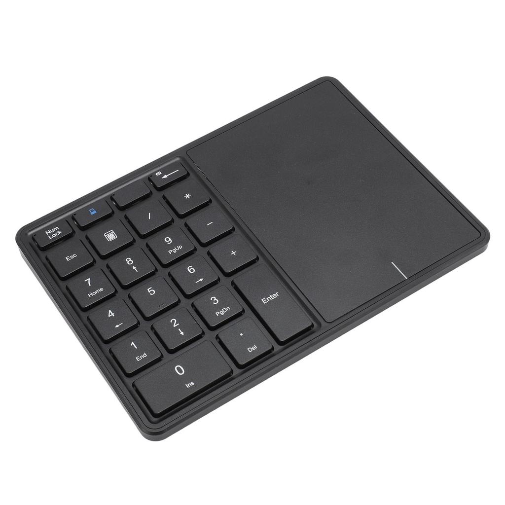 Wireless Numeric Keypad Professional 22 Keys Dual Modes Bluetooth 4.2 2.4G Wireless Number Pad with Touchpad for Laptop