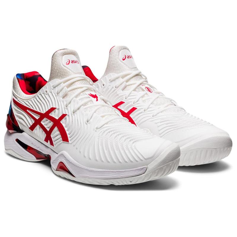 ASICS Court Ff Novak Le 'White Classic Red' Sneakers 1041A202-110