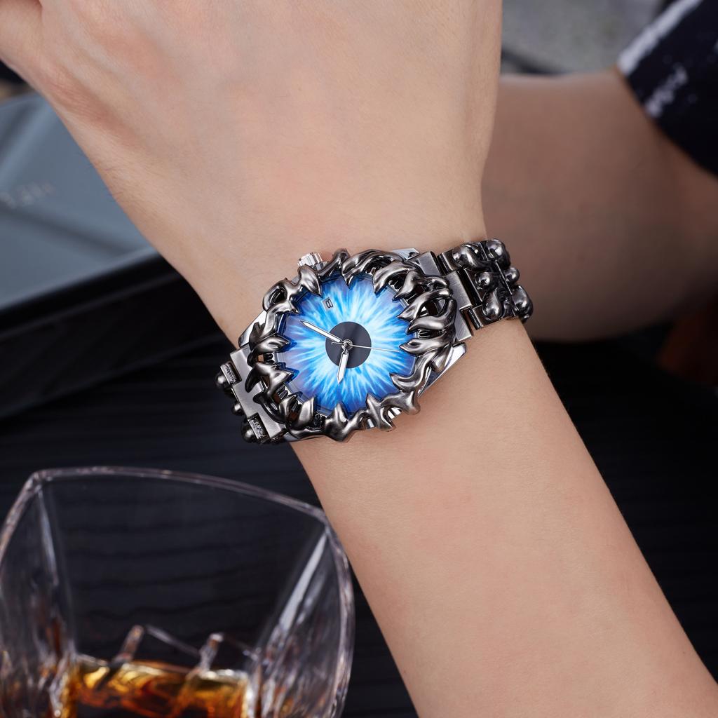 PINTIME Special-shaped Series Male Retro Fashion Punk Wrist Watches for Man Talons Niche Senior Boy Skeleton Luxury Quartz Wristwatche