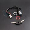 Motorcycle Ignition Switch with Keys 3 Position 6 Wire On/Off For Harley Bobber Scooter Chopper Kawasaki Suzuki GN 125