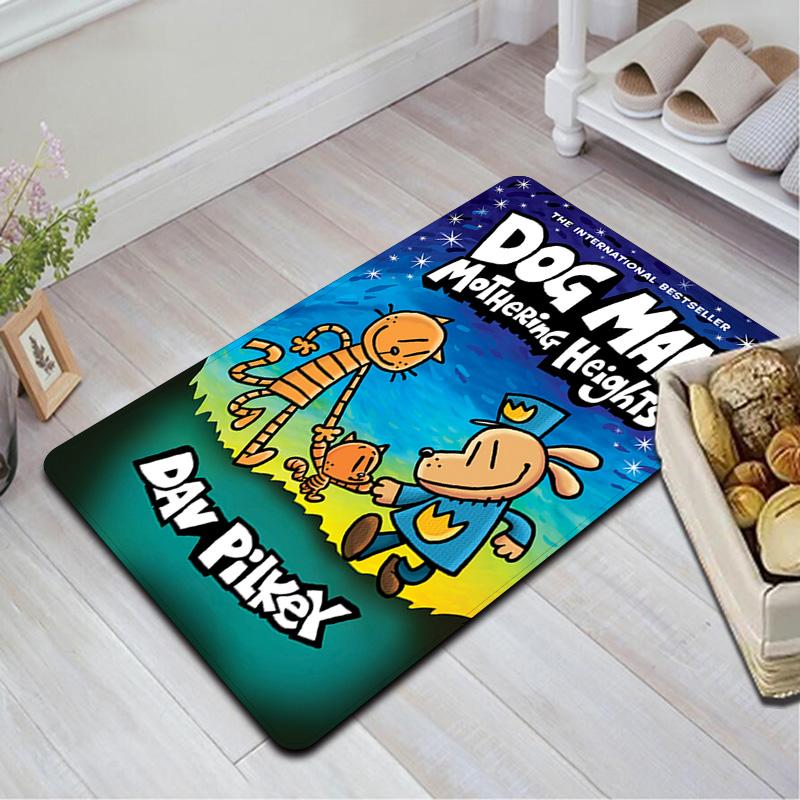 Dog Man Style Digital Art Rug Floor Mat for Living Room or Bedroom Soft and Comfortable Carpet a Gift for Birthday and Holiday.