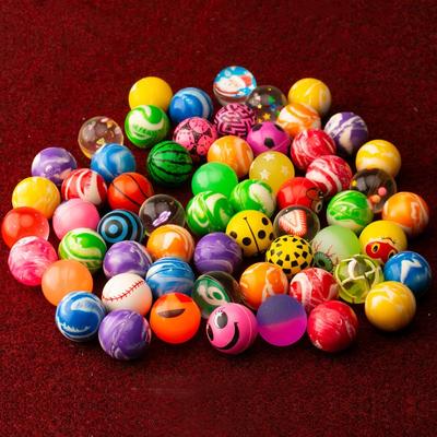 5/12/20/24Pcs  Fun Toys A Wide Variety Of Styles Bouncing Ball Mixed Jumping Solid Floating Bouncing Elastic Rubber Ball Toys