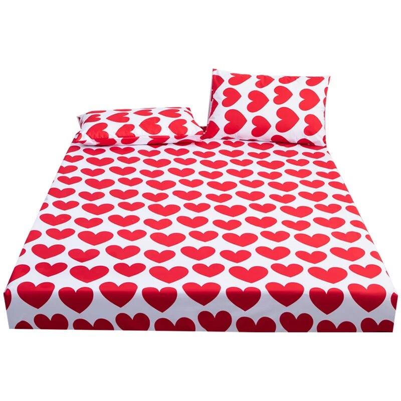 Wasserdichtes Bettlaken mit Gummibändern, verstellbare Spannbettlaken 180 x 200, Kissenbezüge müssen separat erworben werden