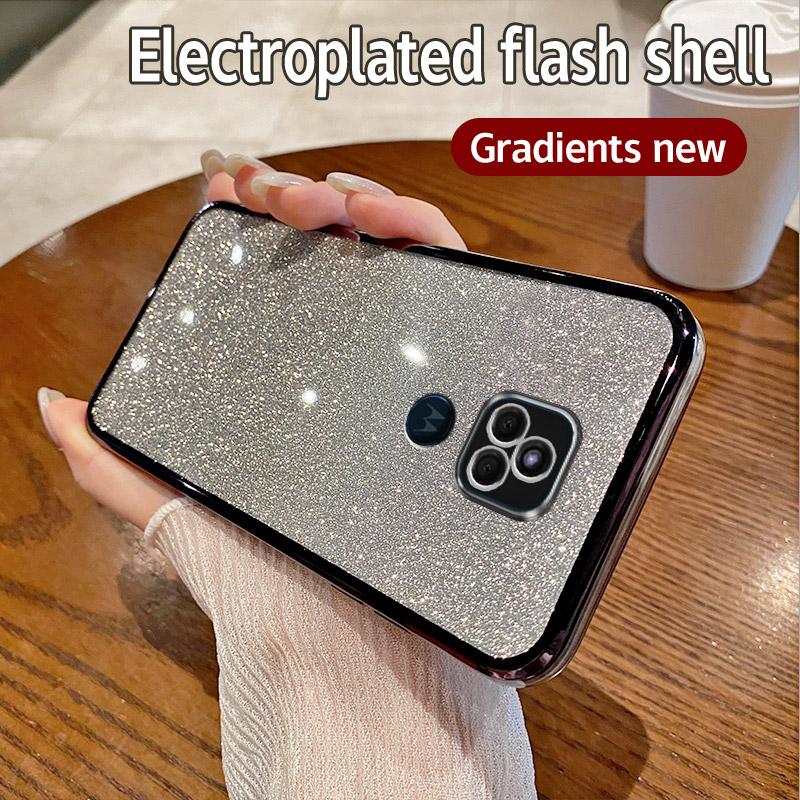 

Чехол для Motorola Moto E7 Plus Moto XT2081-1, XT2081-2, чехол для телефона, блестящий, силикон, мягкий, с покрытием для объектива камеры Motorola Moto E7 Plus