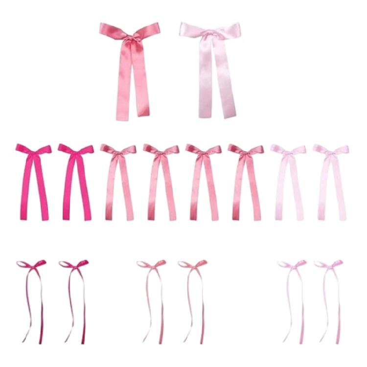 Multipurpose Silk Bowknot 25x9cm For Wall Window Display Birthday Celebration Wedding Backdrop Decoration Making Wreath