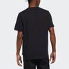 adidas Neo Smiley Face Print Sport Rundhals T-Shirt Herren Tops Schwarz H62013