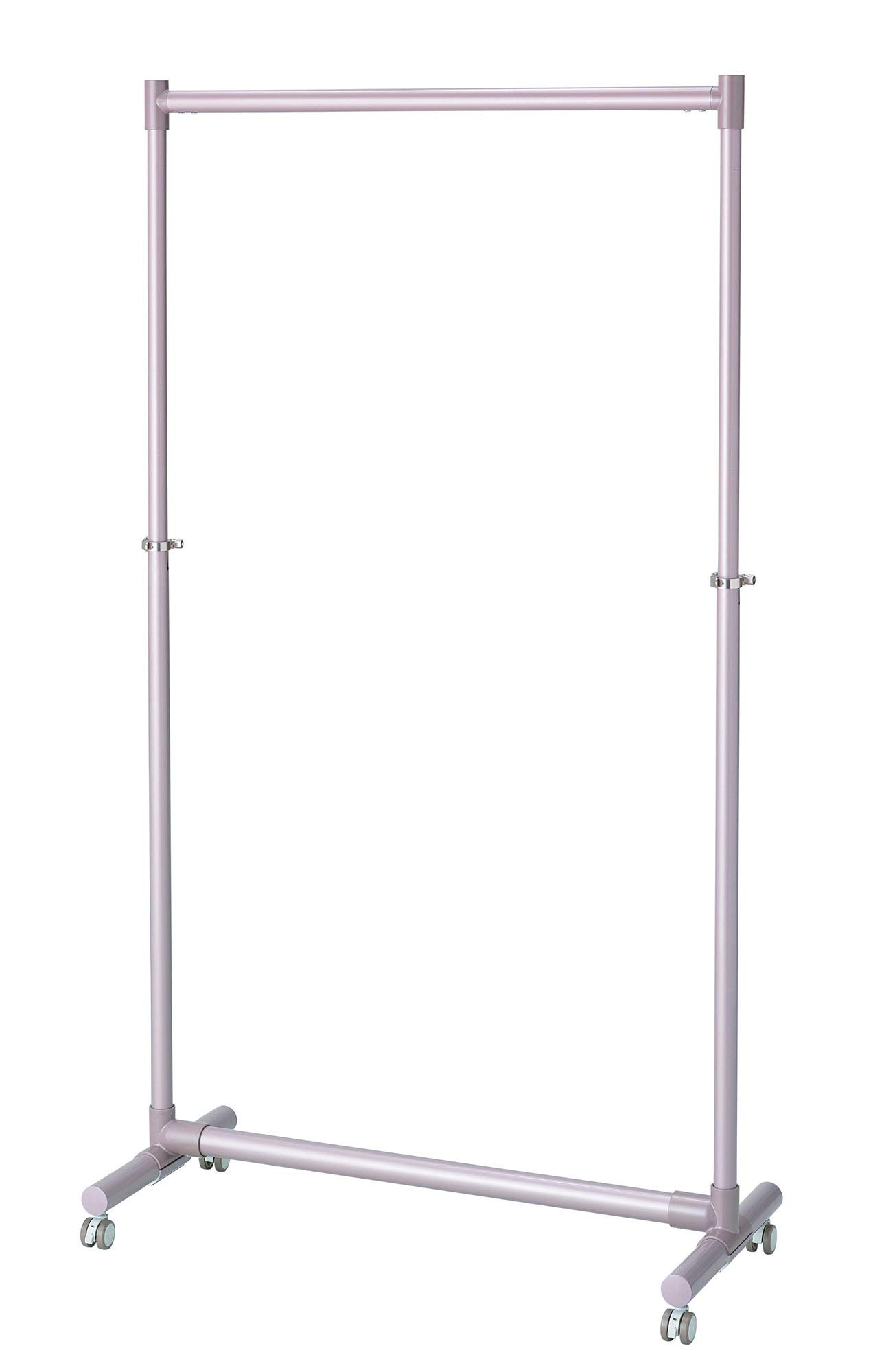 

Pearl Metal Легкая и прочная алюминиевая вешалка для одежды, кораллово-розовая, N-7593