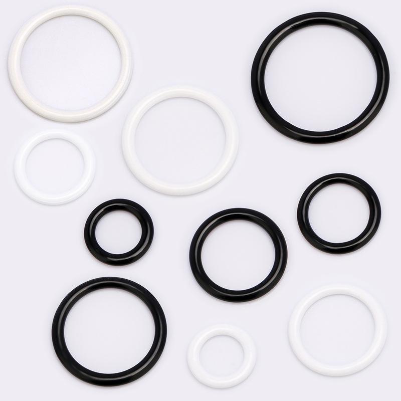 Adjustable Metal O-Ring Bra Strap Buckles, Japanese-Style, 8-Ring & 9-Ring Adjustment Accessories