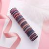 50Pcs 3cm Elastic Hair Ties Ponytail Holders Rubber Bands Hair Styling Tools for Girls