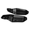 Black ABS Motorcycle Windshield Handguard Cover Set