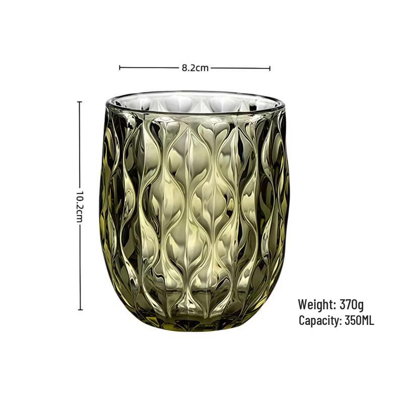 

Shangqi Large Peach Style Glass Cups Set