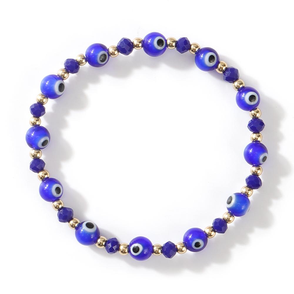 Colorful Evil Eye Beaded Bracelet: Stylish Design for Everyday Wear