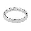 Bvlgari Serpenti Viper Kollektion 8K Weißgold Schlanker schlichter Goldring Unisex-Ringe AN856869