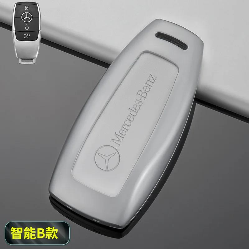 

2025 New Retro Style Metal Leather Car Remote Key Case Cover for Mercedes Benz A C E S G Class GLC CLE CLA W177 W205 W213 W222 X