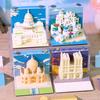 3D Paper Carving Art Craftwork Memo Pad Notepad Note Pad Desk Decoration Creative Diy Decorative Gift For Christmas Housewarming