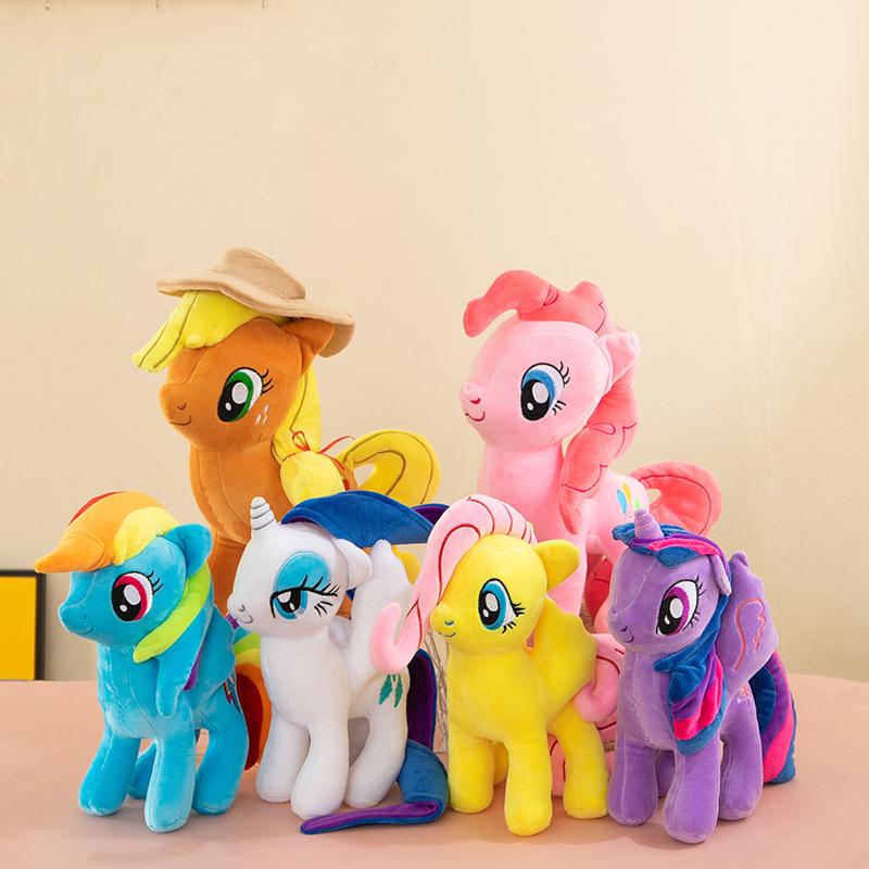 20304050Cm Kawaii My Little Pony Plush Twilight Sparkle Pinkie Pie Rarity Fluttershy Applejack Rainbow Dash Stuffed Toy