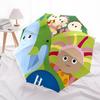 Happy Friends Automatic Opening and Closing, 8 rib Structure Portable Umbrella, Suitable for Men and Women in All Seasons  Perfect Gift for