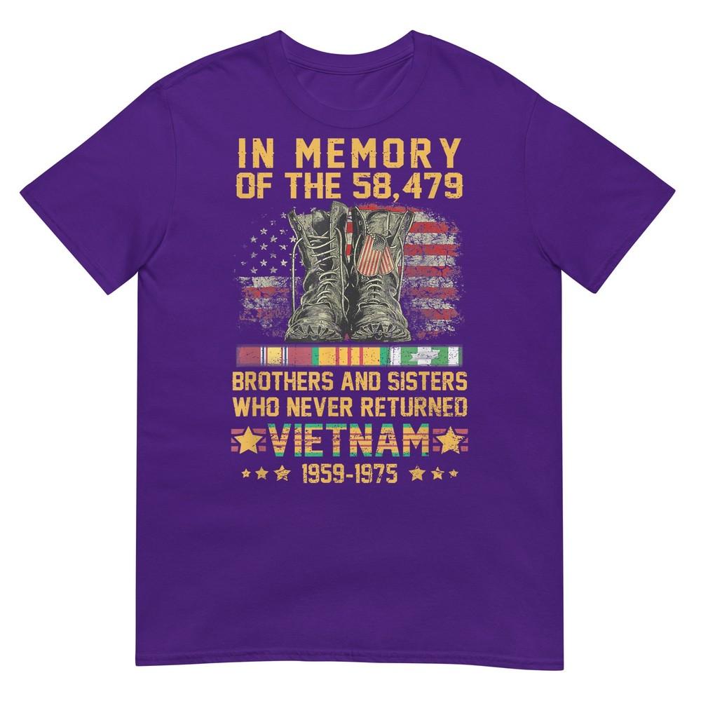 In Memory Of The 58479 Brothers And Sisters Vietnam Veteran Tshirt