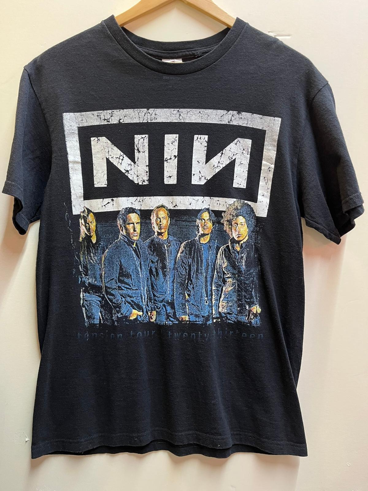 Nine Inch Nails Shirt Nine Inch Nails Cotton Black Unisex T-shirt VN2121 XXXL