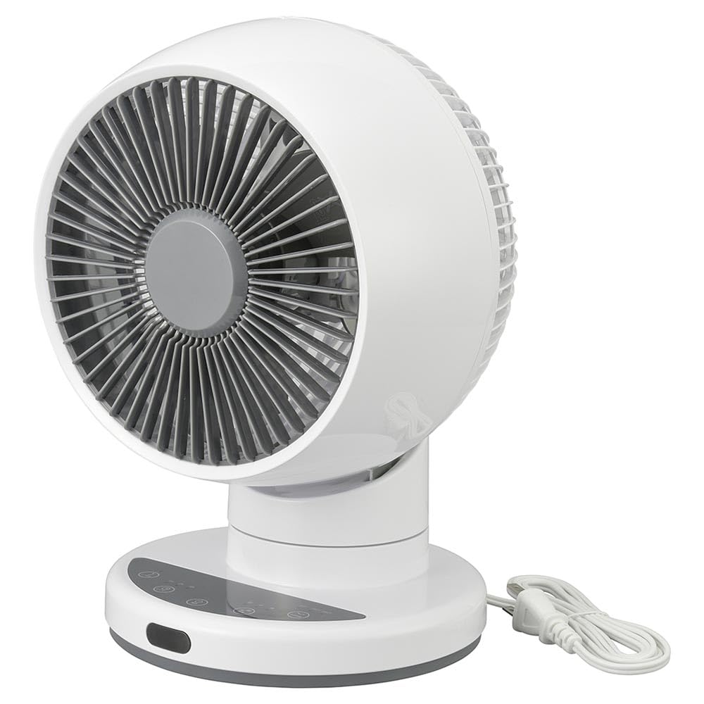 OHM 3D Circulator, FF-CS2515AC-W, 08-1703, for rooms up to 18 tatami mats (approx. 18 sq ft)