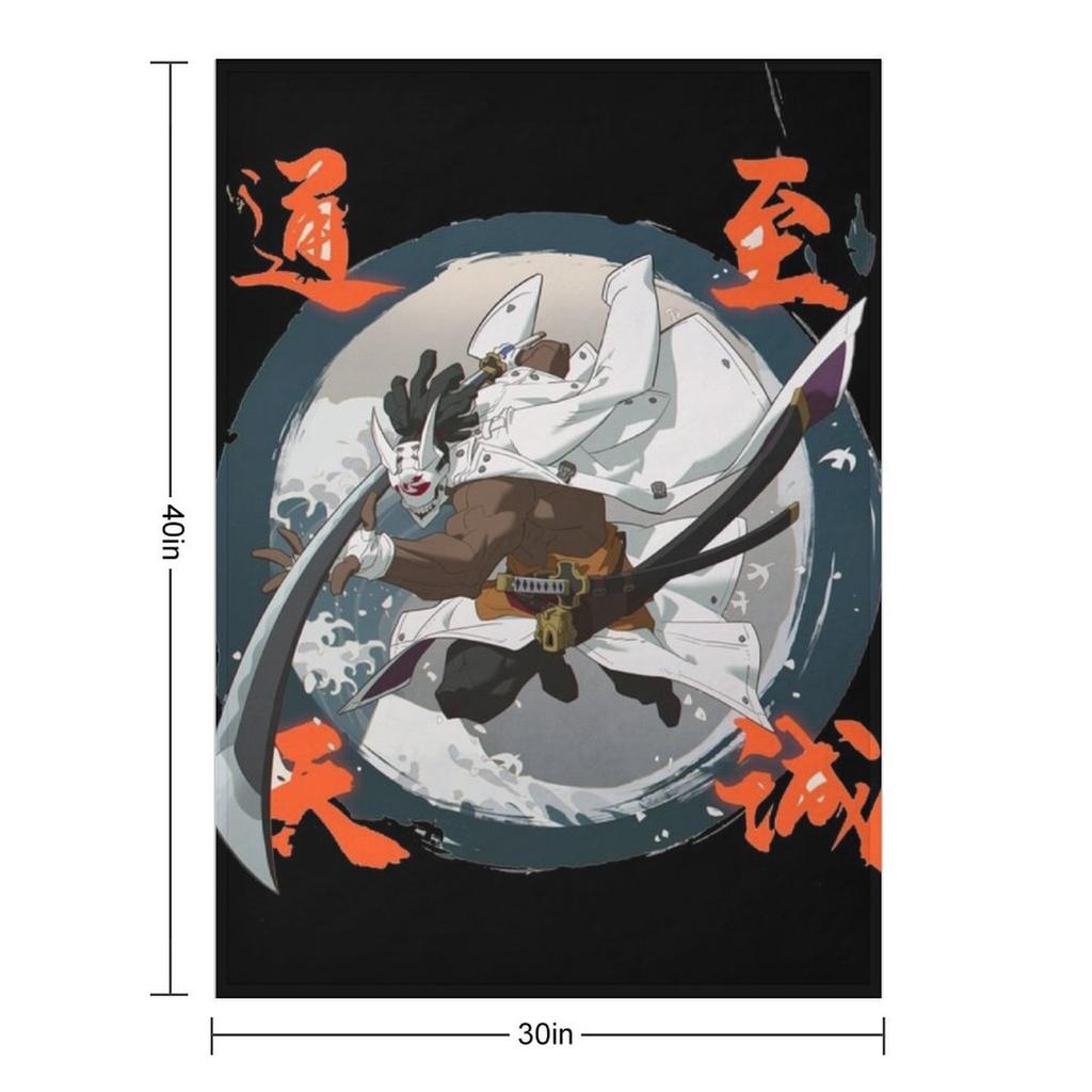 Guilty Gear - Nagoriyuki Throw Blanket Thermals For Travel Designers for babies Softest Blankets