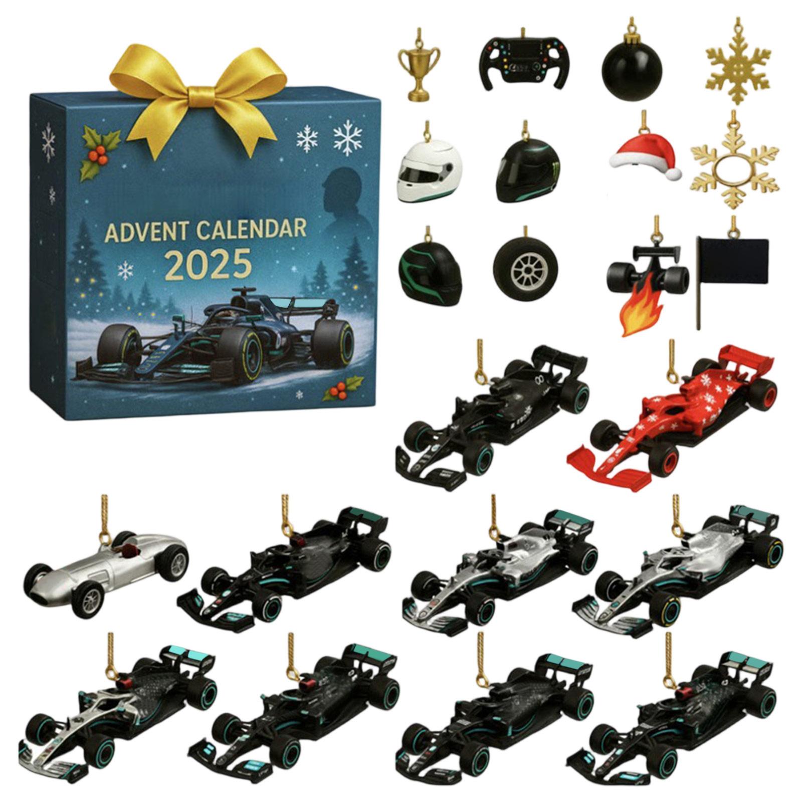 

Календарь ожидания включает 24 рождественских украшения. Календарь прибытия Обратный отсчет до Рождества One Size