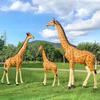 Outdoor Fiberglass Giraffe Sculptures
