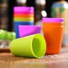 TOYMYTOY 15-Piece Set of 200ml Reusable Heat-Resistant Plastic Cups for Preschool and Kindergarten, Random Colors