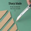 Stainless Steel Portable Utility Knife - Detachable Office & Student Paper Cutter