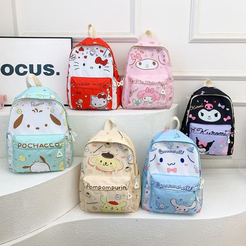 Sweet And Cute Boys And Girls Backpack Kindergarten Primary School Bag Cartoon Animation Foreign Gas Printing Children'S Backpack