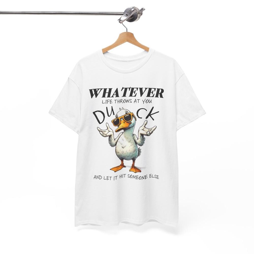 

Футболка «Что бы жизнь ни подбросила» - Идеальная футболка для тех, кто любит посмеяться S