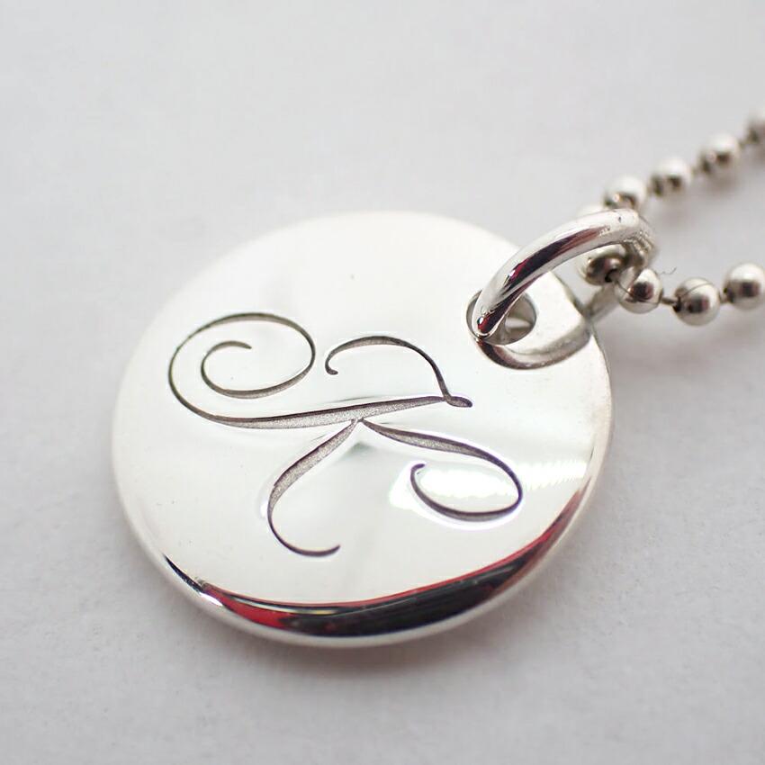 [Used] TIFFANY 925 Initial/K Pendant/Necklace/g535-87
