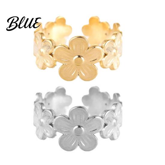Durable Gold Ring Women Open Lightweight Comfortable Anti-Oxidation Fine Craftsmanship