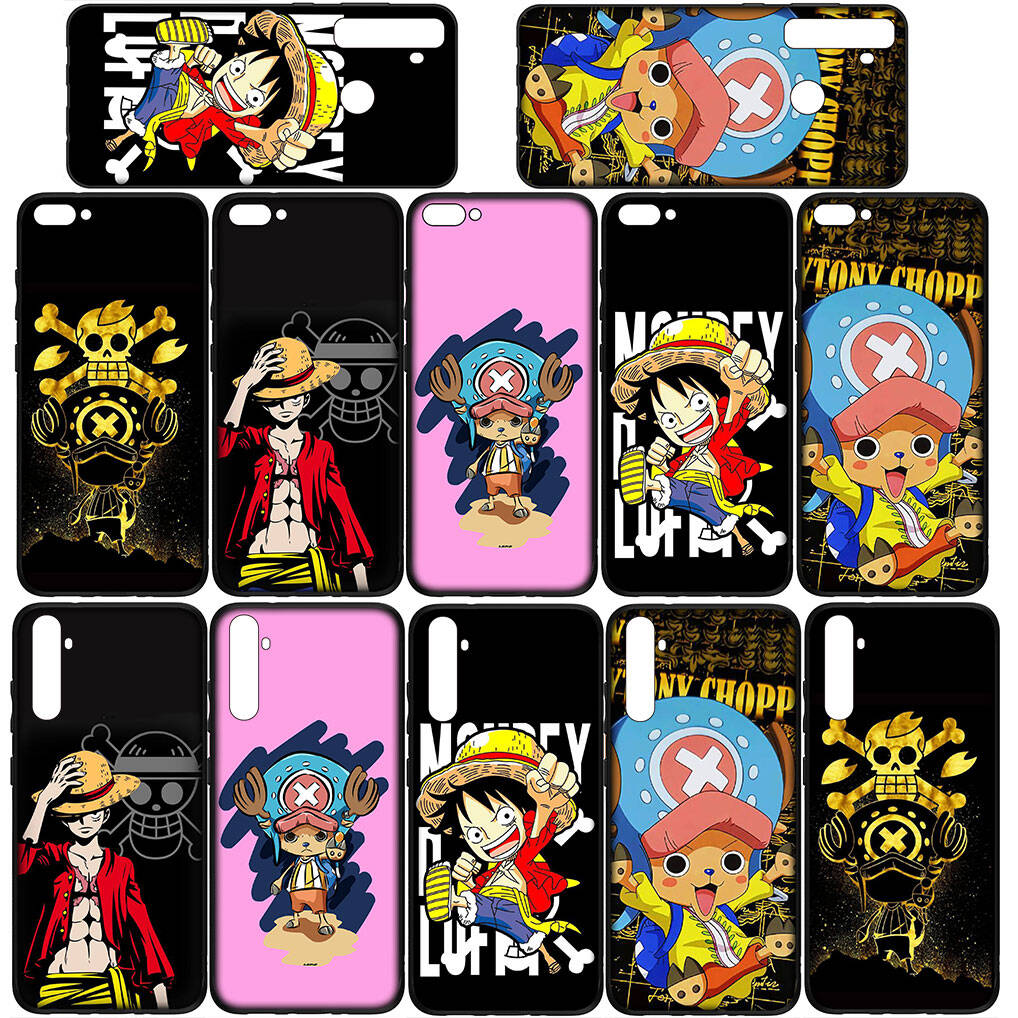 For Samsung Galaxy S25 S24 S23 S22 Ultra FE Plus A37 A57 A56 A55 A06 A16 A15 A36 A26 A35 A05 A25 A54 A34 Case One Piece Luffy Tony Tony Chopper Cover