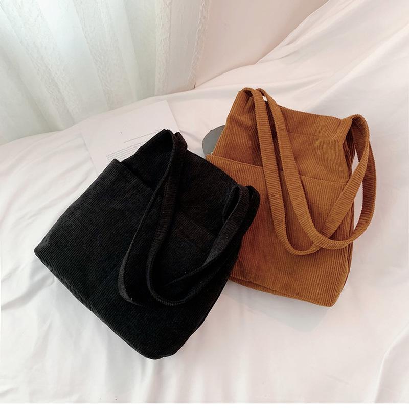 Вельветовая сумка-тоут — фото 10