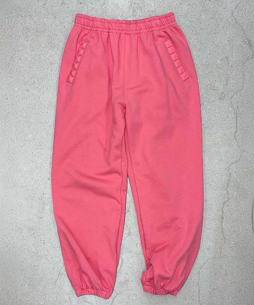 SCULPTOR Napoleon Stud Sweatpants Acid Pink
