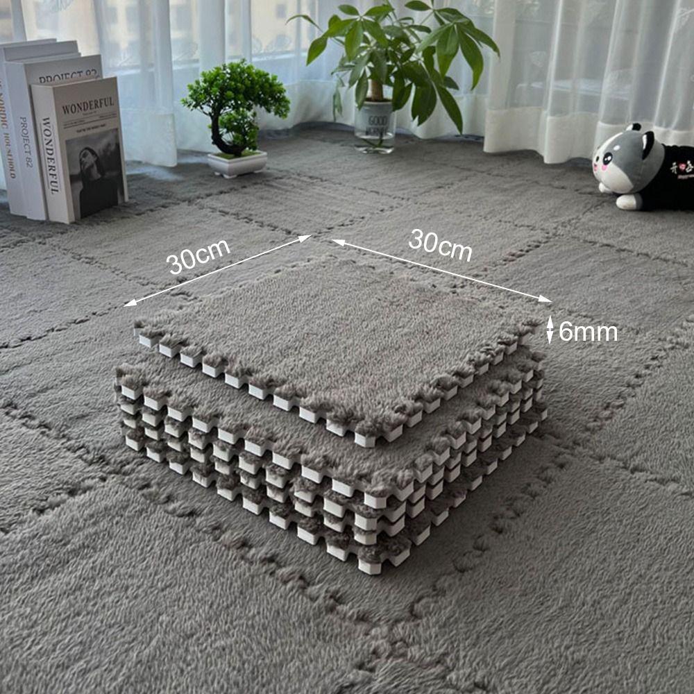 Geschenk Zuhause Schaumstoff Baby Spielmatte Bebe Matratze Plüsch Patchwork Bodenmatte Übung Kinder Teppich