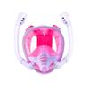 Full Face Snorkeling Mask 180° Panoramic Silicone Dry Top Snorkeling Goggles 2 Snorkeling Tube Leak Proof