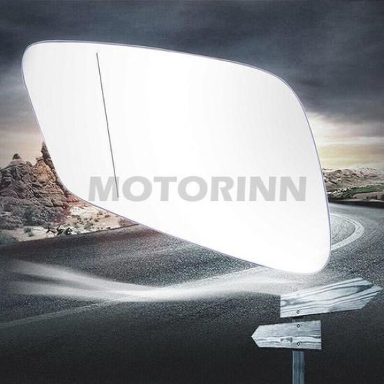 Passenger Right Mirror Glass Heated Fits BMW E60 E61 F06 F07 F10 F18 F11 F12 F13