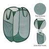 Home Bathroom Mesh Storage Basket Mesh Laundry Hamper Collapsible Laundry Baskets Bag for Laundry Room Travel 36 x 36 x 58cm