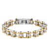 Personalized Punk Motorcycle Bracelet Stainless Steel Bracelet Fashion Silver Bicycle Chain Bracelet